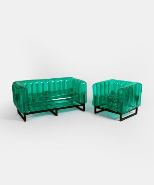 100021. YOMI Sofa Green