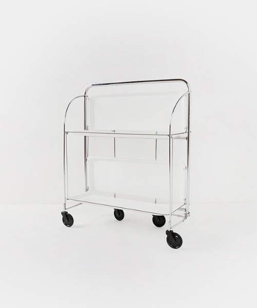 100068. folding trolley_white