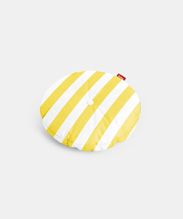 100099. FAT BOY CIRCLE PILLOW YELLOW