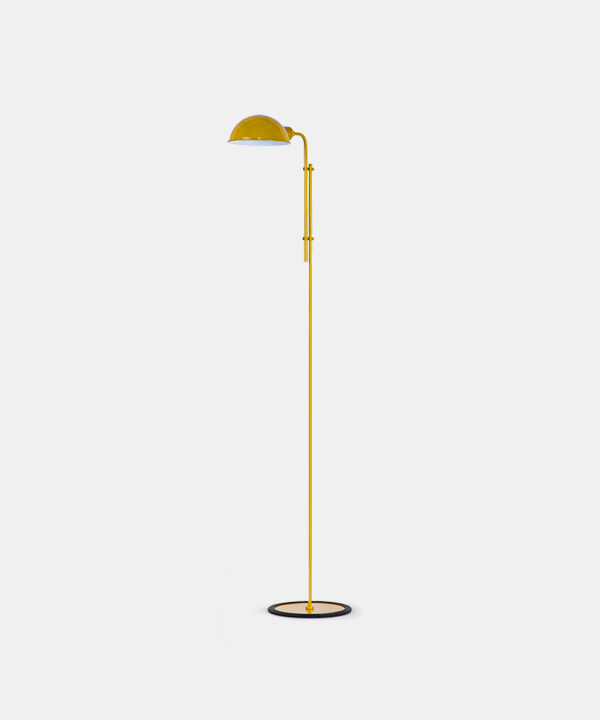 100427. Floor Lamp Mustard